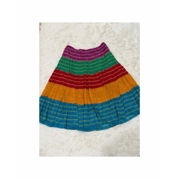 LAUREN Ralph Lauren multicolor tiered maxi skirt - Size 2X (VGUC) - Picture 1 of 5